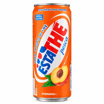 Estathé Pesca – Italian Peach Iced Tea 330ml Can